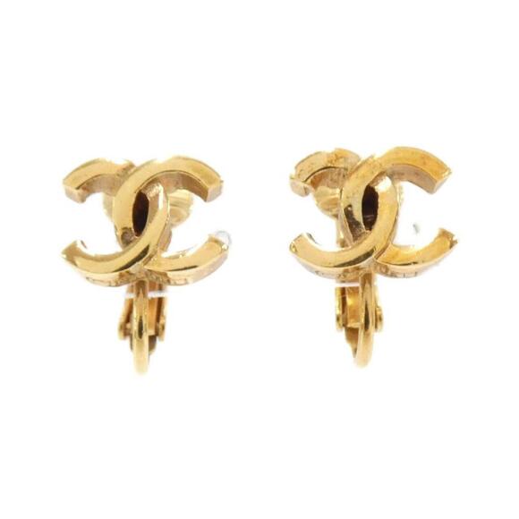 CHANEL Gold Earrings - Picture 1 of 3